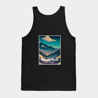 Mount Rose Lake Tahoe California Ski Tank Top